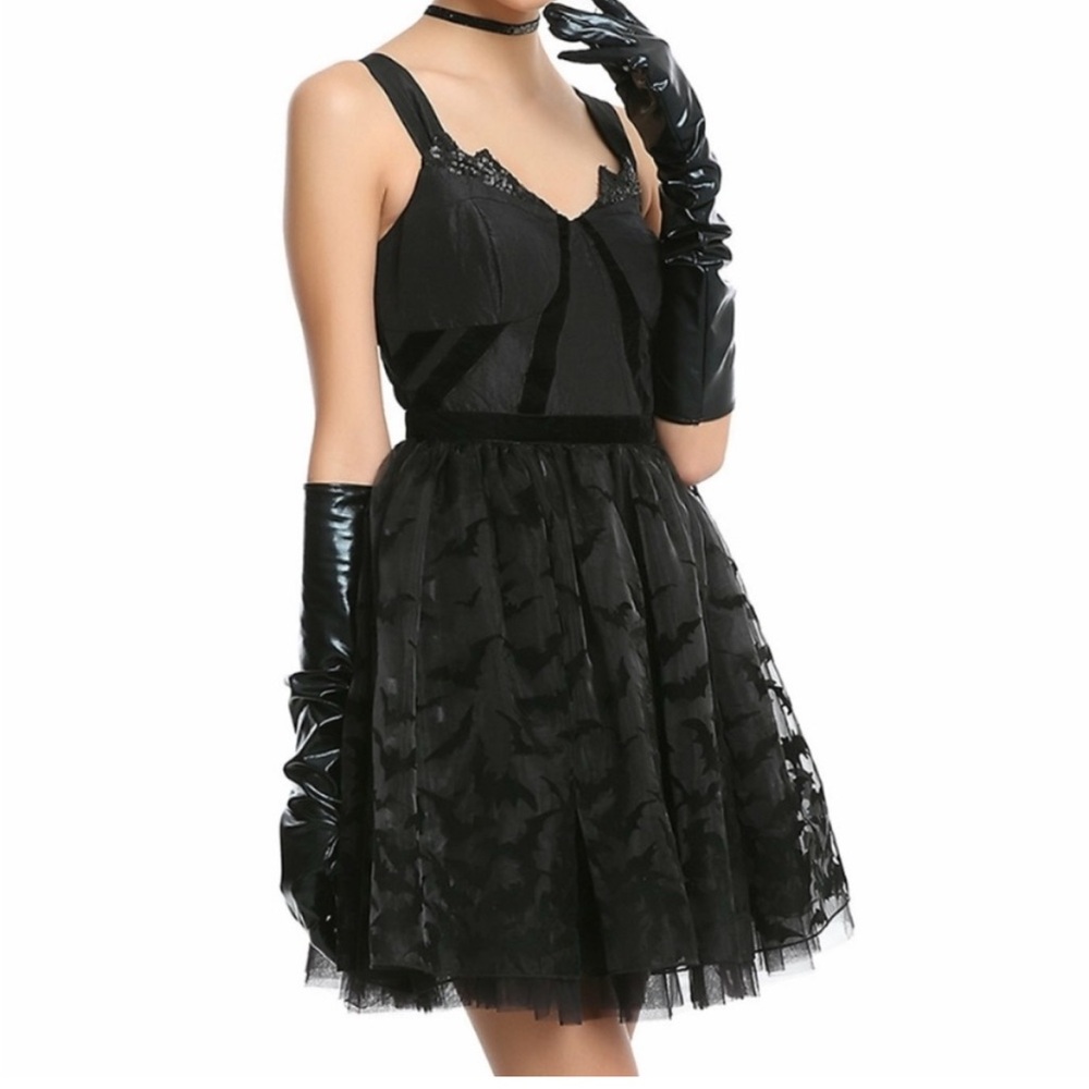 Goth DC Comics Hot Topic Bat Dress - Size S